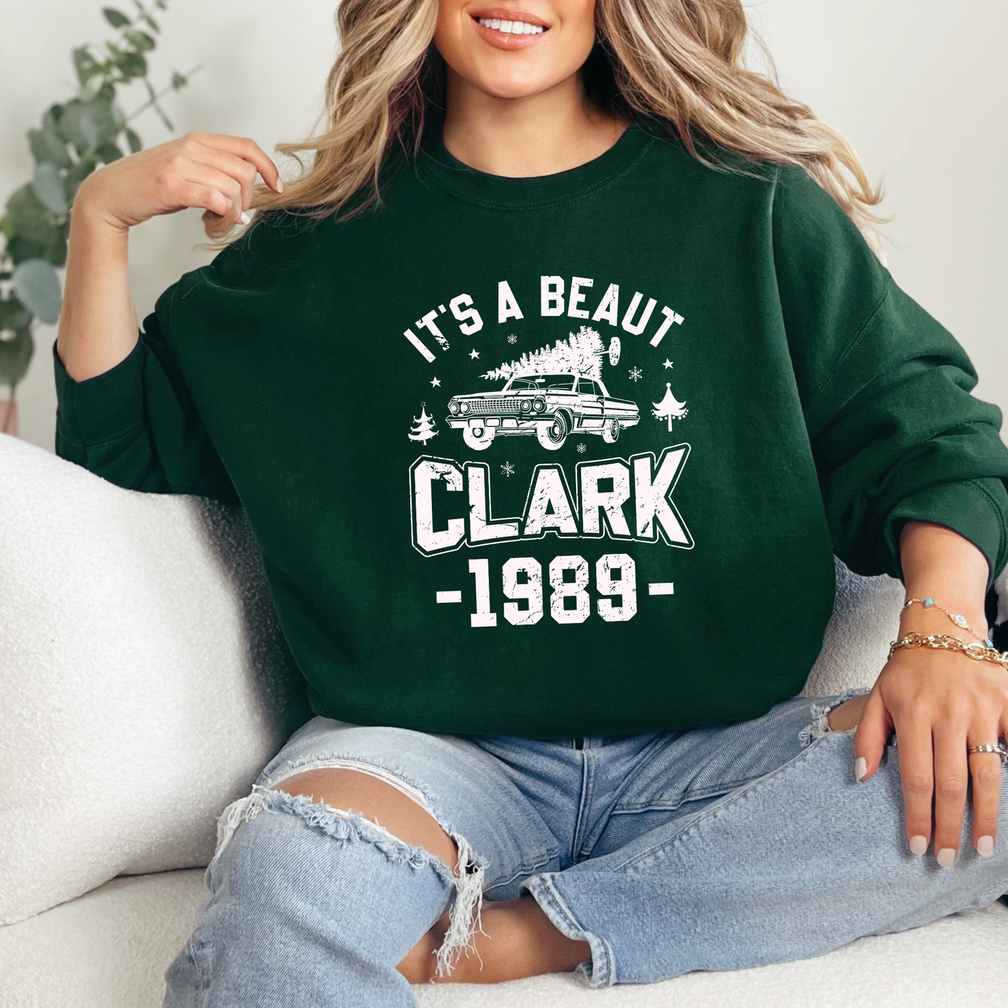 Wholesale It's a Beaut Clark Sweatshirt - Forest Sweatshirt