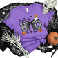 Wholesale Boo in Boujee Graphic Tee - Heather Team Purple Tee