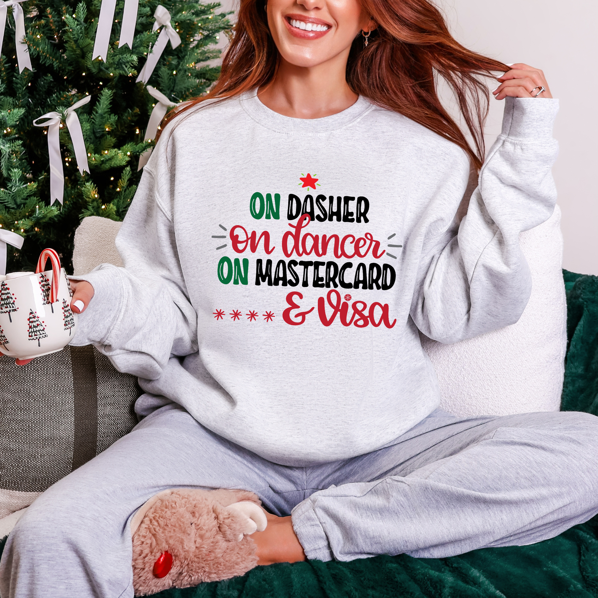 Wholesale On Dasher On Credit Sweatshirt - Ash Sweatshirt