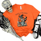 Wholesale Trick or Trashy Graphic Tee - Orange Tee