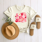 Wholesale Retro Love Like Jesus Graphic Tee - Natural Tee