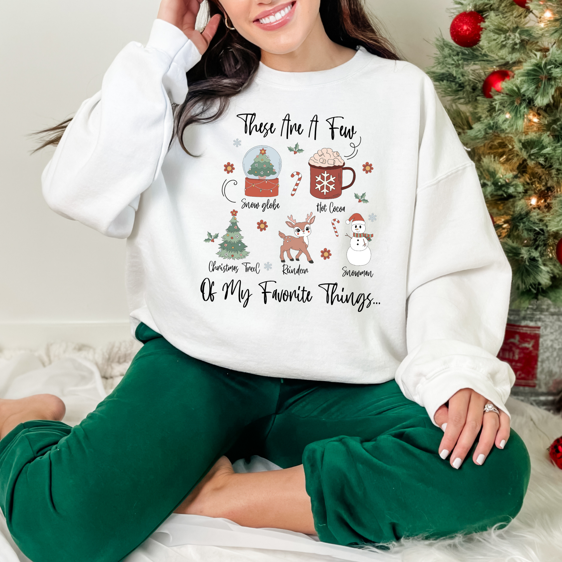 Wholesale A few of my favorite things Graphic Tee - Heather Grey Tee