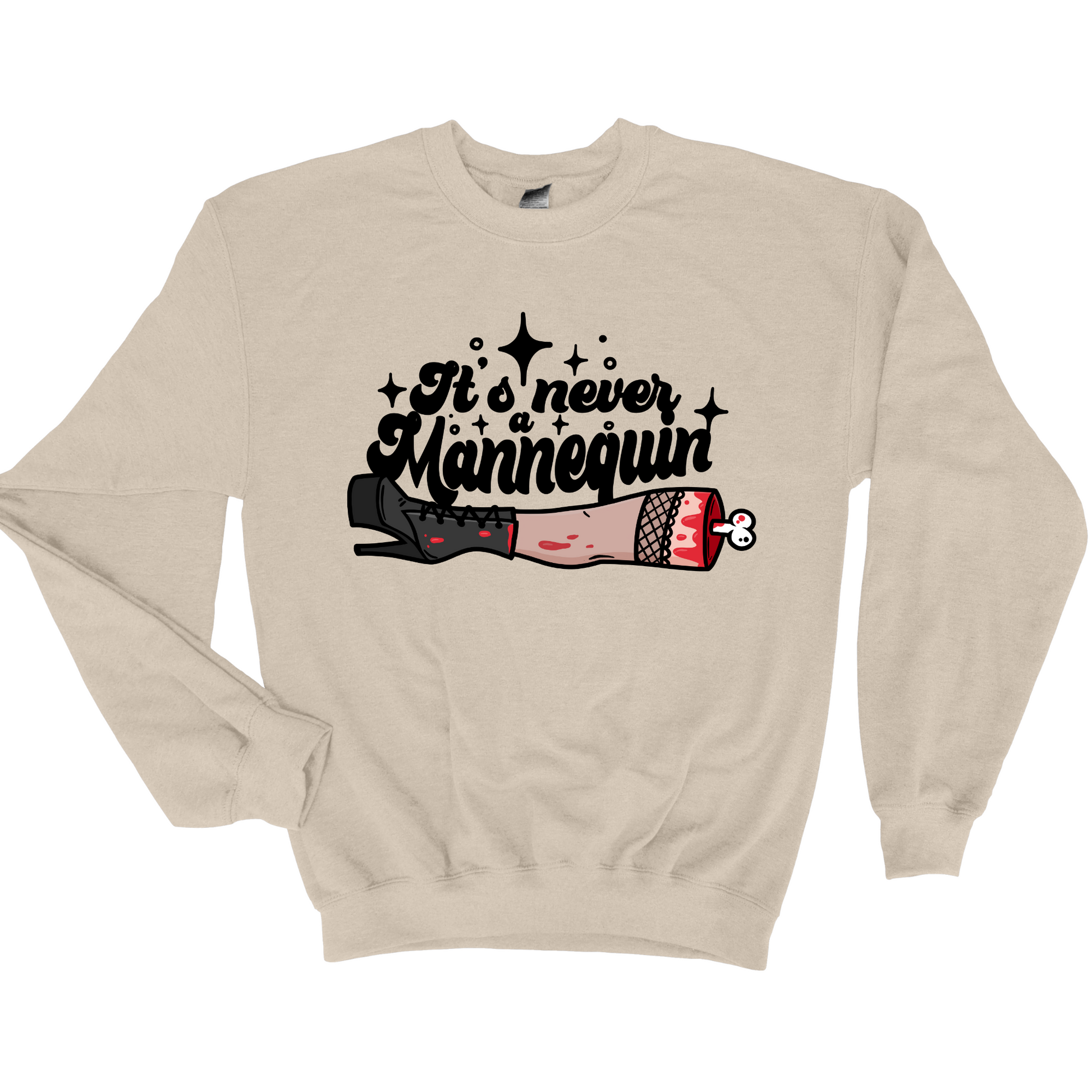 Wholesale It's never a mannequin Graphic Tee - Sand Tee