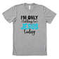 Wholesale Only Talking to Jesus Graphic Tee - White Tee