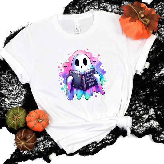 Wholesale How to scare friends Graphic Tee - White Tee