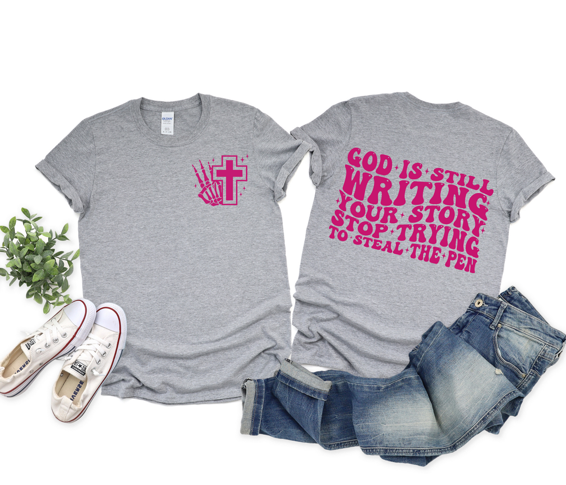 Wholesale Writing Your Story Graphic Tee - Black Tee