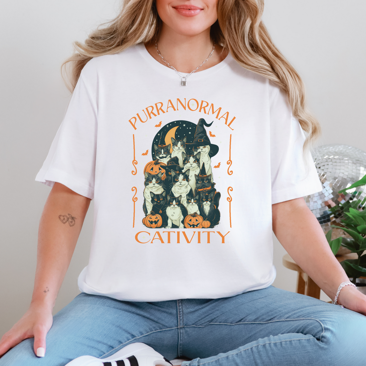 Wholesale Purranormal Cativity Graphic Tee - White Tee