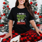 Wholesale On Naughty List & Regret Nothing Graphic Tee - Black Tee