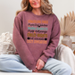 Wholesale Crackling Fires and Cozy Sweaters Sweatshirt - Heather Dark Maroon Sweatshirt