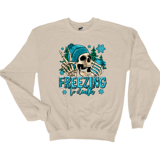 Wholesale Freezing To Death - Sand Sweatshirt