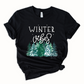 Wholesale Winter Vibes Graphic Tee - Black Sweatshirt