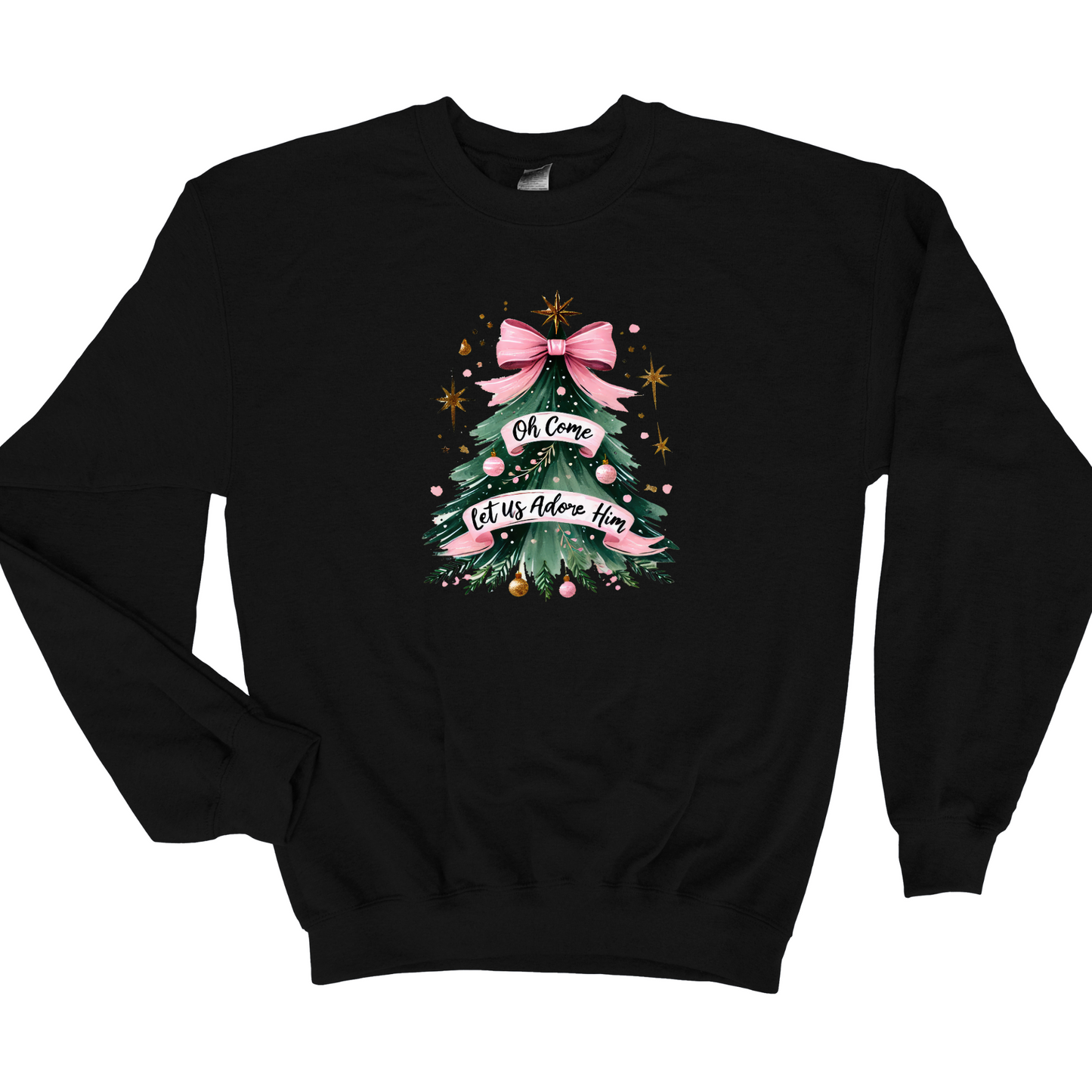 Wholesale Let us adore him - Grey Sweatshirt