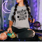 Wholesale Bitchcraft Halloween Graphic Tee - Grey Tee