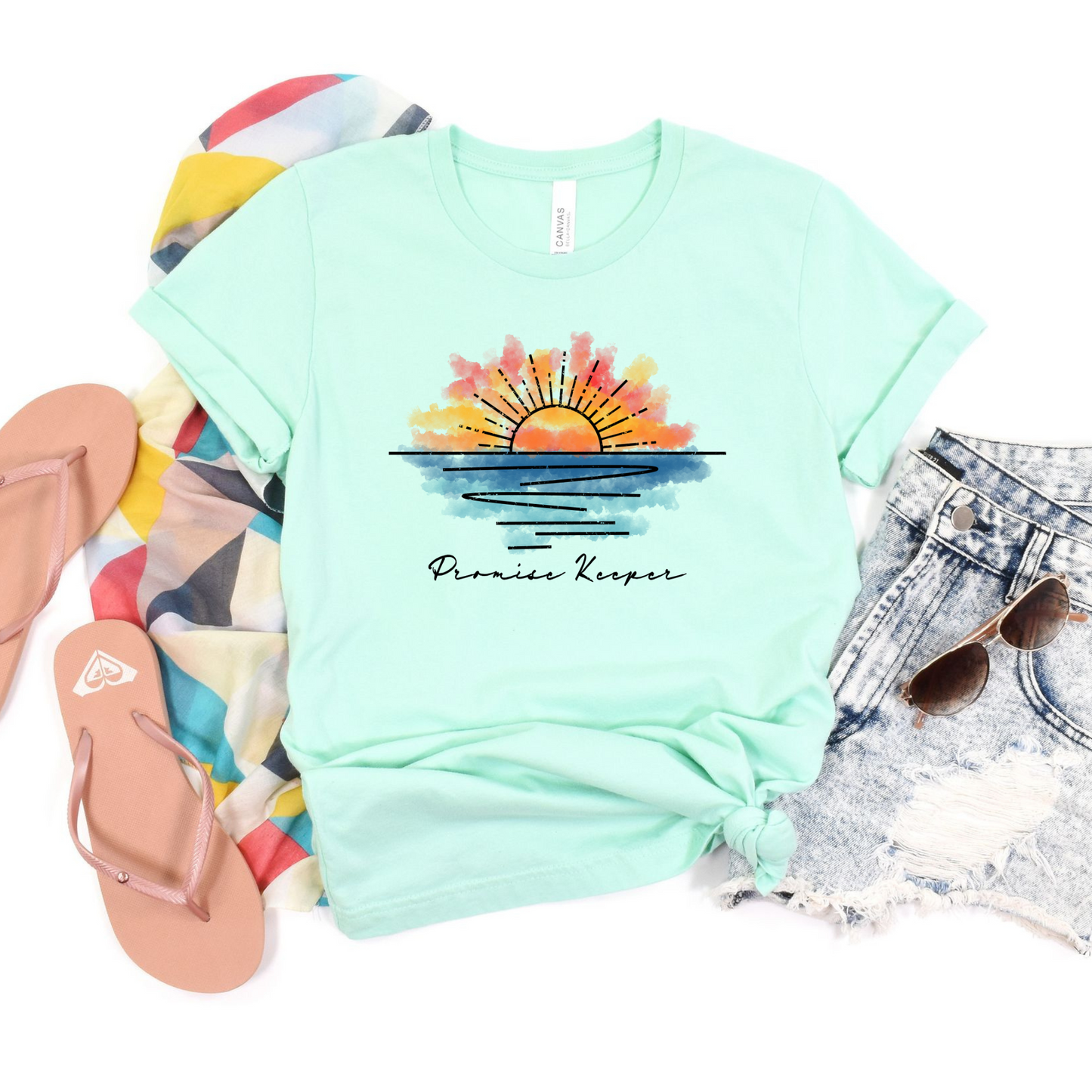 Wholesale Promise Keeper Graphic Tee - Mint Tee
