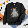 Halloween Lace Ghost Cute Graphic Tee or Sweatshirt