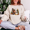Highland Cow & Snowman Sweatshirt
