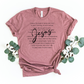 Wholesale Jesus in your hurting Graphic Tee - Heather Prism Sunset Tee