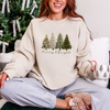 Merry & Bright Faux Yarn Trees Sweatshirt