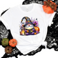 Wholesale Gnomes with Pumpkin Graphic Tee - White Tee