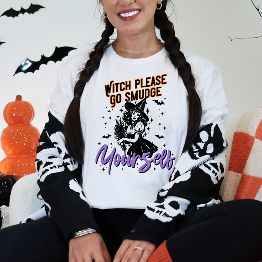 Wholesale Go smudge yourself Graphic Tee - Grey Tee