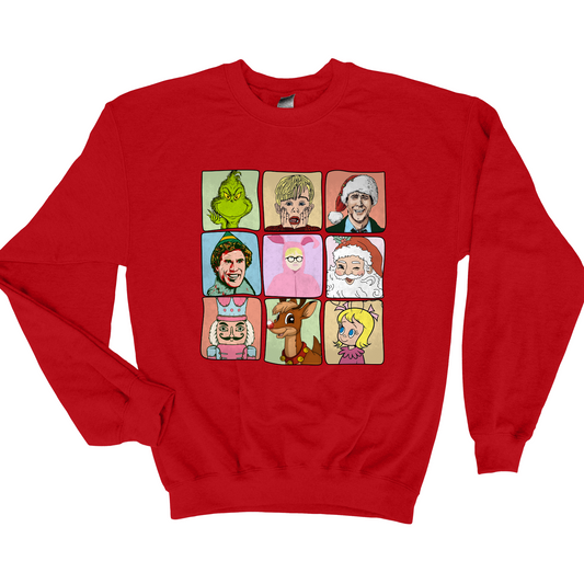 Wholesale The Christmas Bunch Graphic Tee - Black Tee