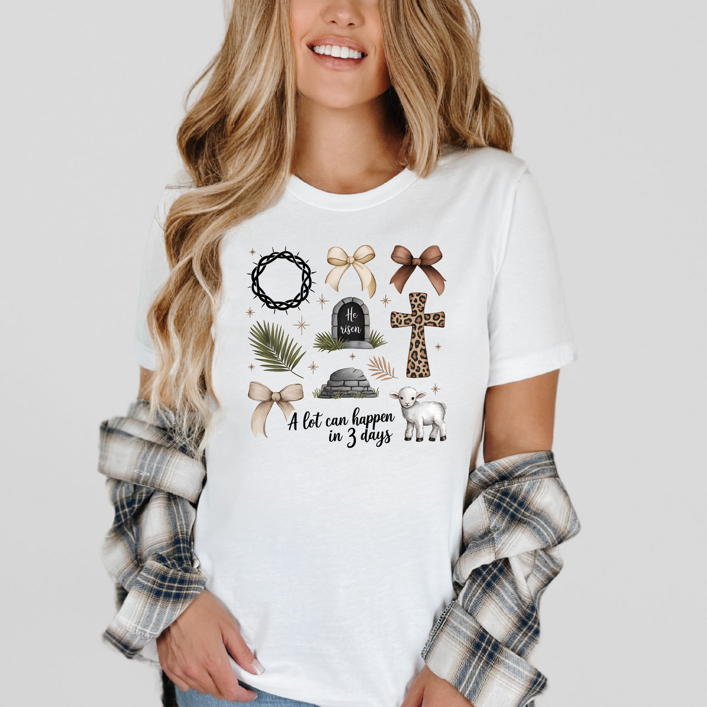 Wholesale A lot can happen Graphic Tee - White Tee