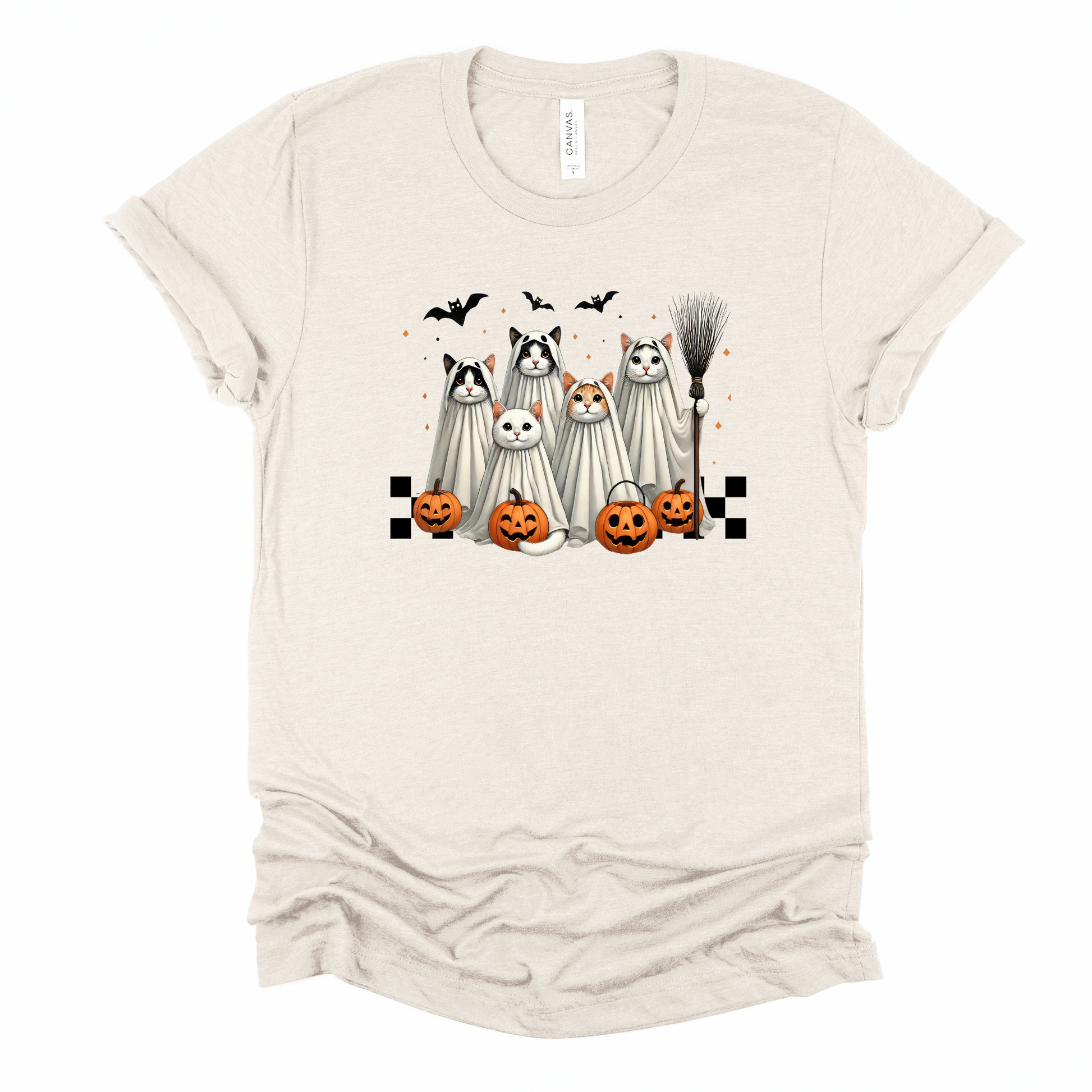 Wholesale Spooky Cats - Grey Sweatshirt