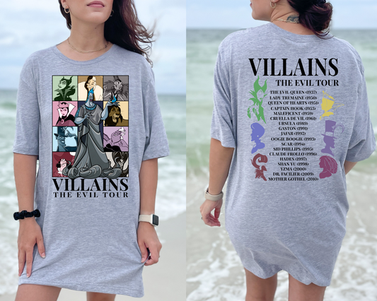 Wholesale Villain Eras Graphic Tee - White