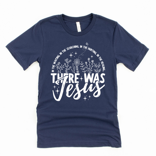 Wholesale There was Jesus Graphic Tee - Black Tee