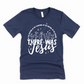 Wholesale There was Jesus Graphic Tee - Black Tee