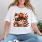 Wholesale Girl Who Loves Fall & Books Graphic Tee - White Tee