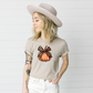 Wholesale Girly Pumpkin Graphic Tee - Heather Dust Tee