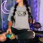 Wholesale Chick or Treat Graphic Tee - Grey Tee