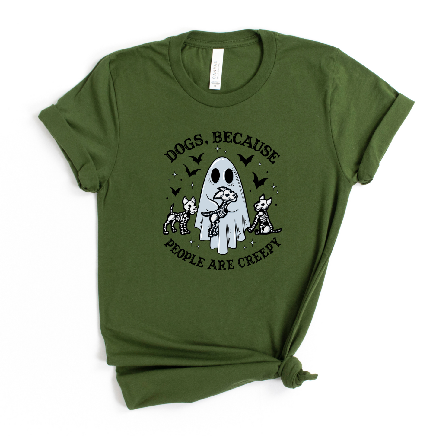 Wholesale Dogs People are creepy - Grey Sweatshirt