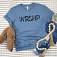 Wholesale WRSHP Graphic Tee - Grey Tee