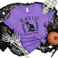Wholesale Black Cat Social Club Graphic Tee - Heather Team Purple Tee