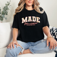 Wholesale Made for More Pink Graphic Tee - Black Tee