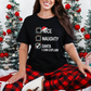 Wholesale Santa I Can Explain Graphic Tee - Black Tee