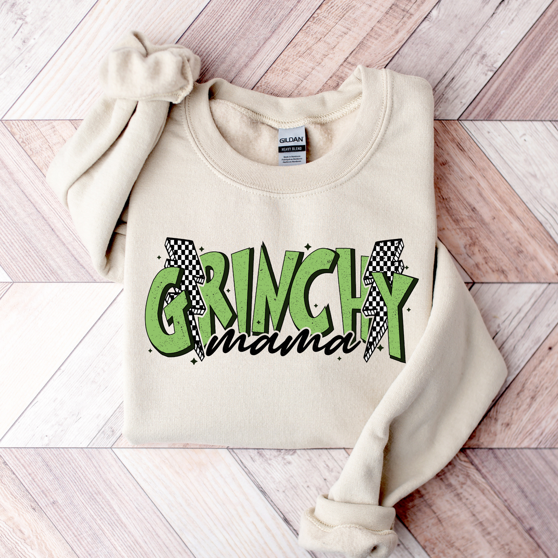 Wholesale Grinchy Mama - Heather Dust Tee