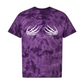 Wholesale Skeleton Hands Graphic Tee - Purple Crystal Tee