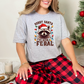 Wholesale Sorry Santa I've been Feral - Grey Sweatshirt