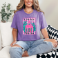 Wholesale Let Us Adore Him Pink Graphic Tee - Heather Team Purple Tee