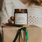 Warm and Cozy 9 oz Soy Candle - Christmas Home Decor & Gifts