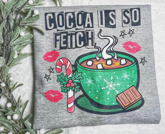 Wholesale Cocoa is so Fetch Graphic Tee - White