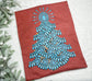 Wholesale Turquoise Christmas Graphic Tee - White