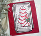 Wholesale Christmas Tree Cake Card Graphic Tee - Red