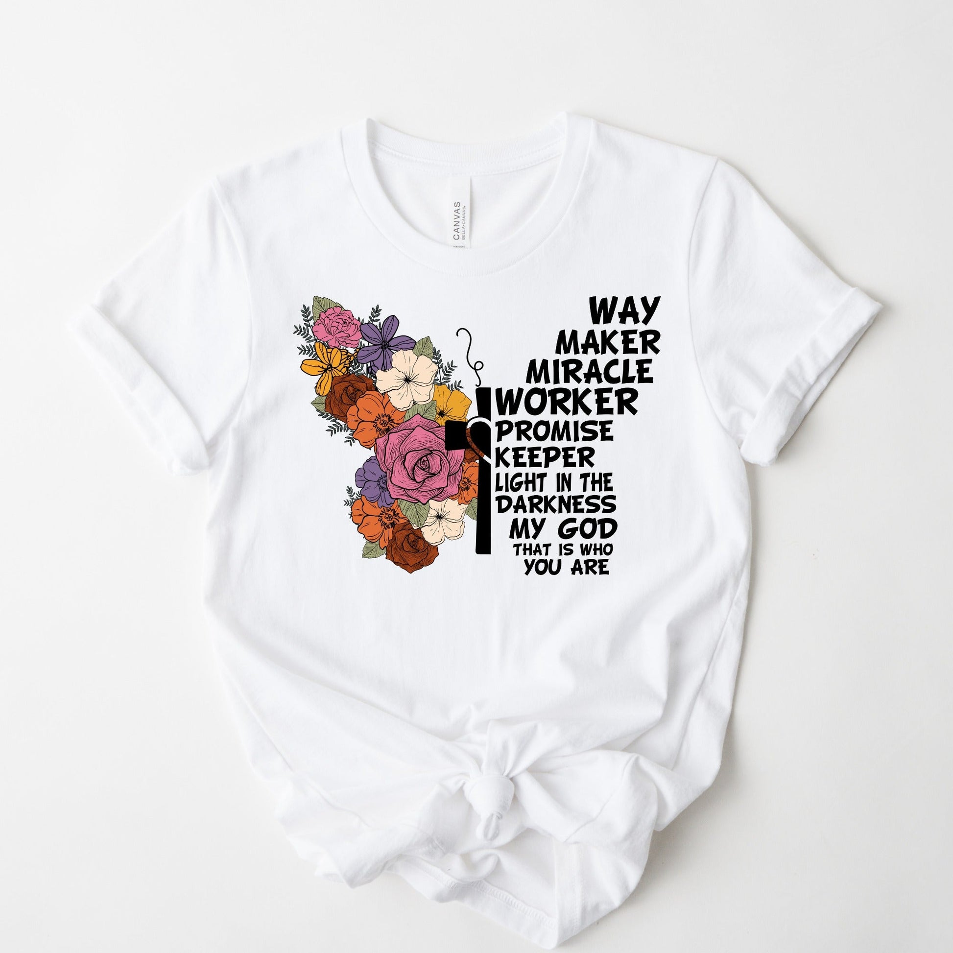 Wholesale Waymaker Butterfly Graphic Tee - French Vanilla