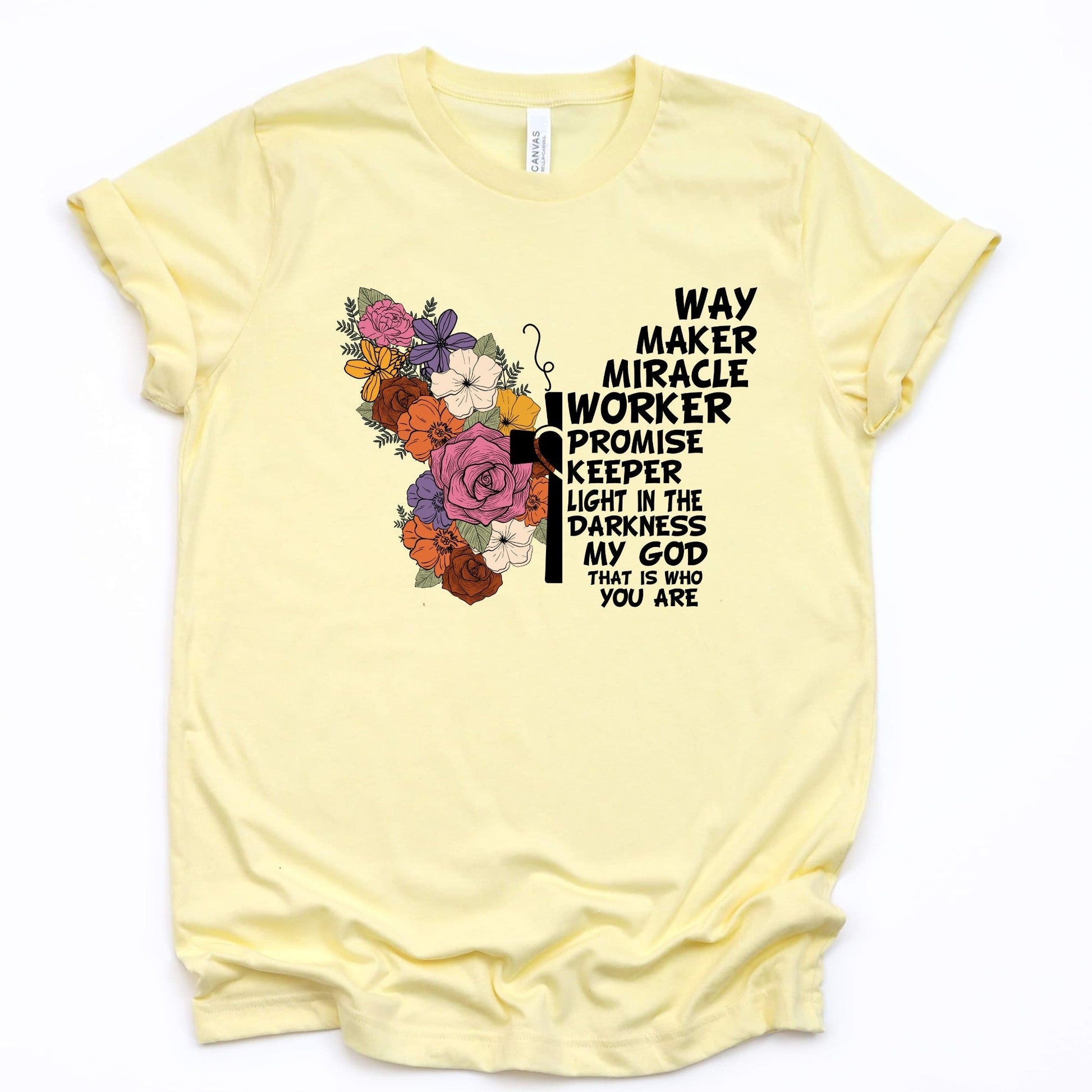 Wholesale Waymaker Butterfly Graphic Tee - Pink