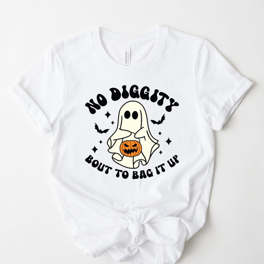 Wholesale Bag it Up Graphic Tee - Orange Tee