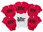 Wholesale Dear Santa Family Tees Graphic Tee - White